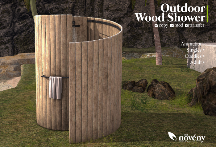 Noveny – Outdoor Wood Shower