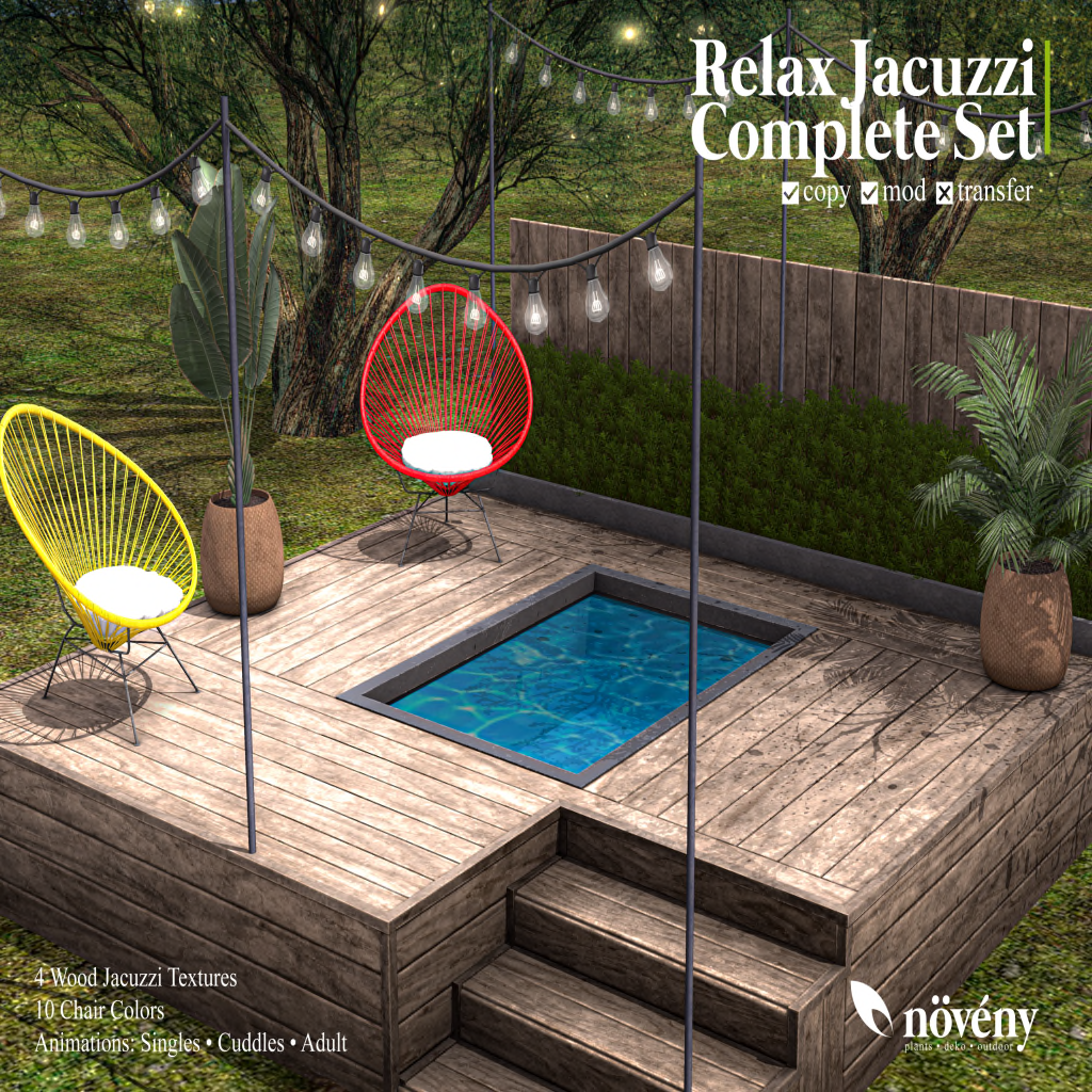 Noveny – Relax Jacuzzi Set