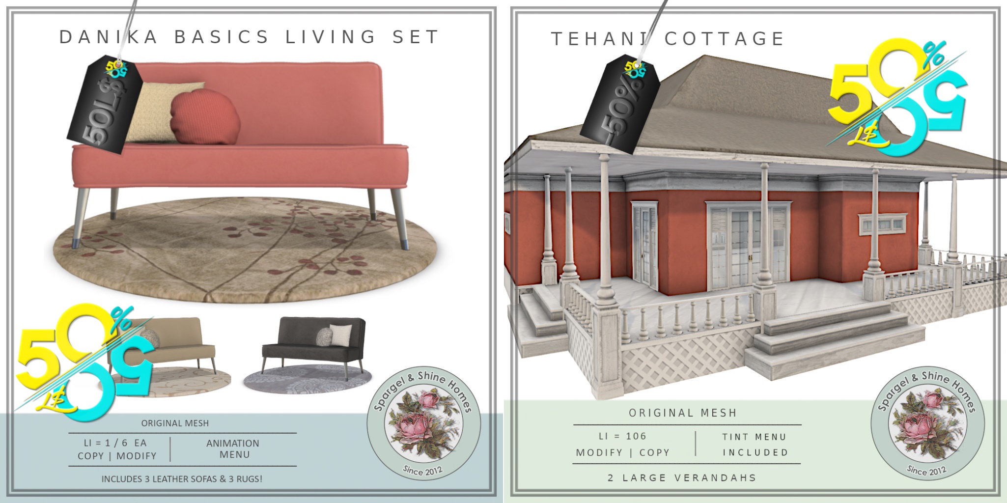 Spargel & Shine – Danika basics Living Set & Tehani Cottage