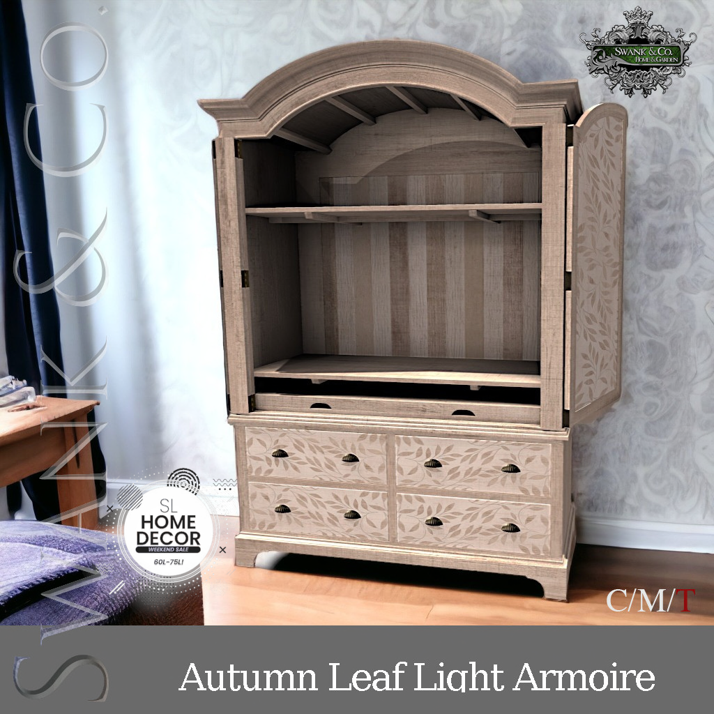 Swank & Co. – The Autumn Leaf Light Armoire