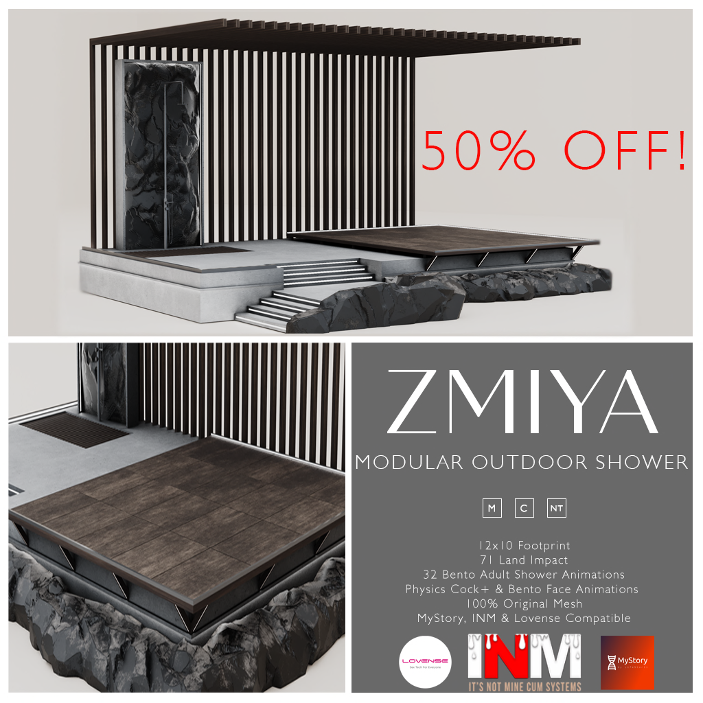 ZMIYA – Modular Outdoor Shower – 50% off