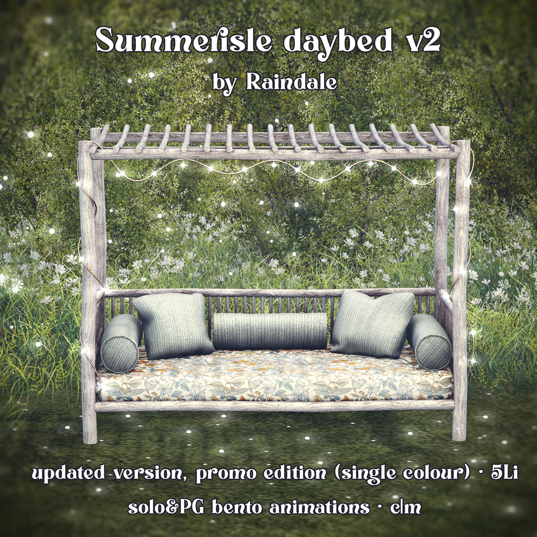 Raindale – Summerisle Daybed V2