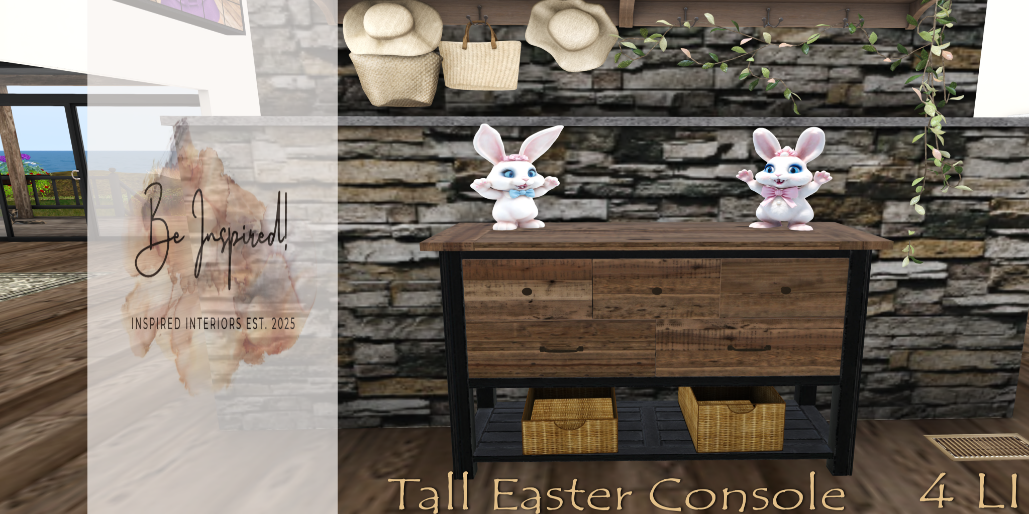Inspired Interiors – Tall Easter Console