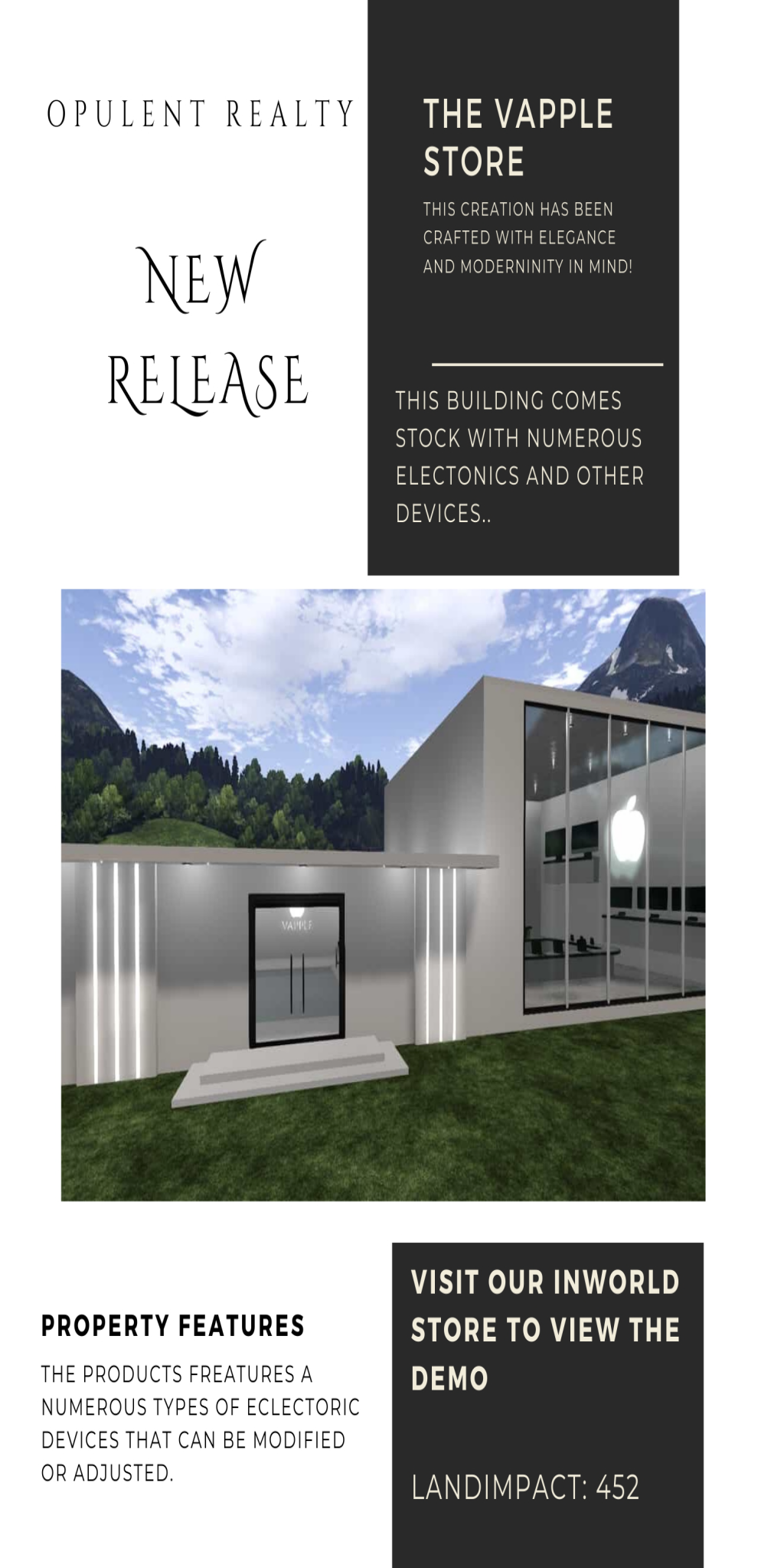 Opulent Reality – The Vapple Store