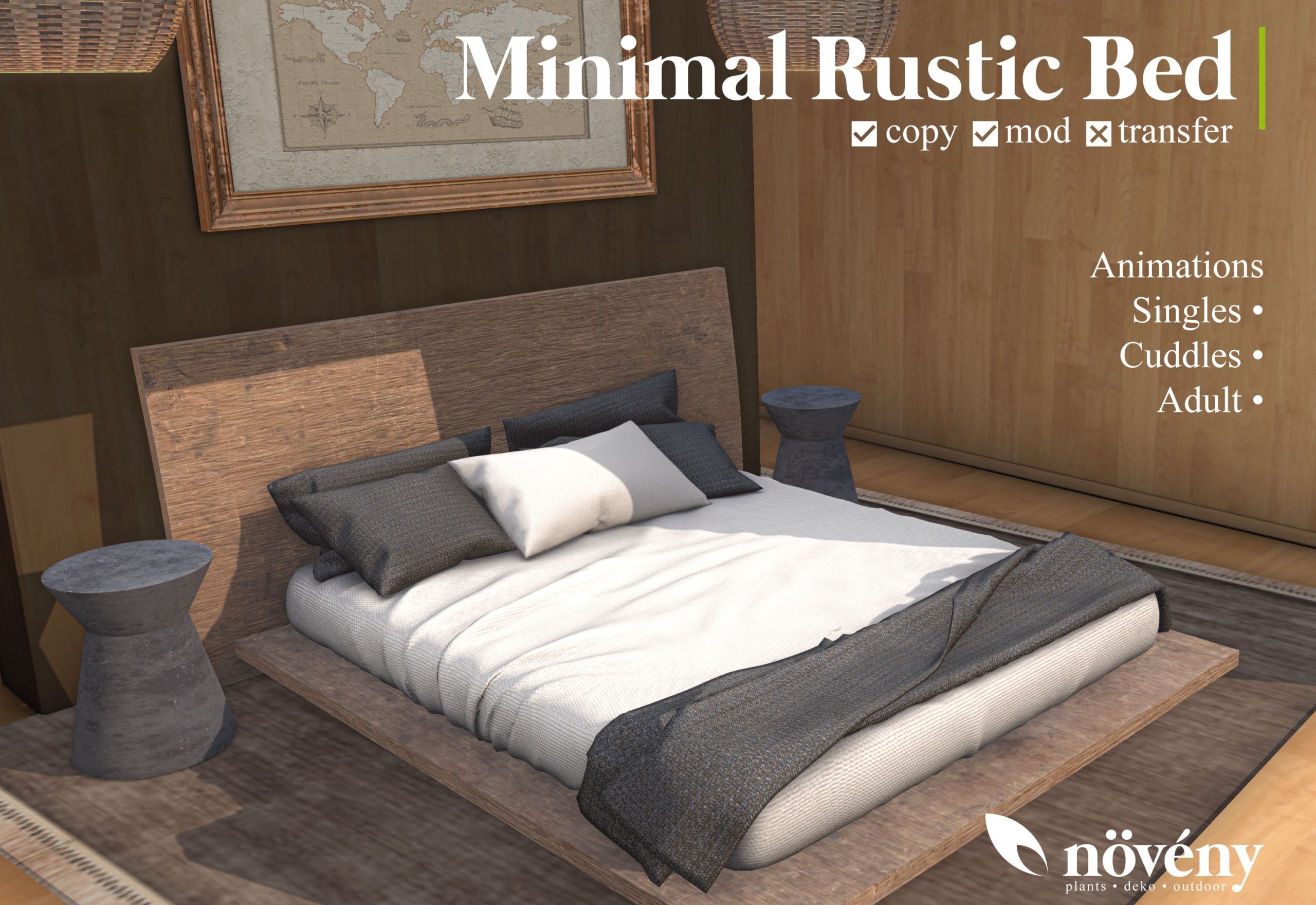 Növény – Minimal Rustic Bed