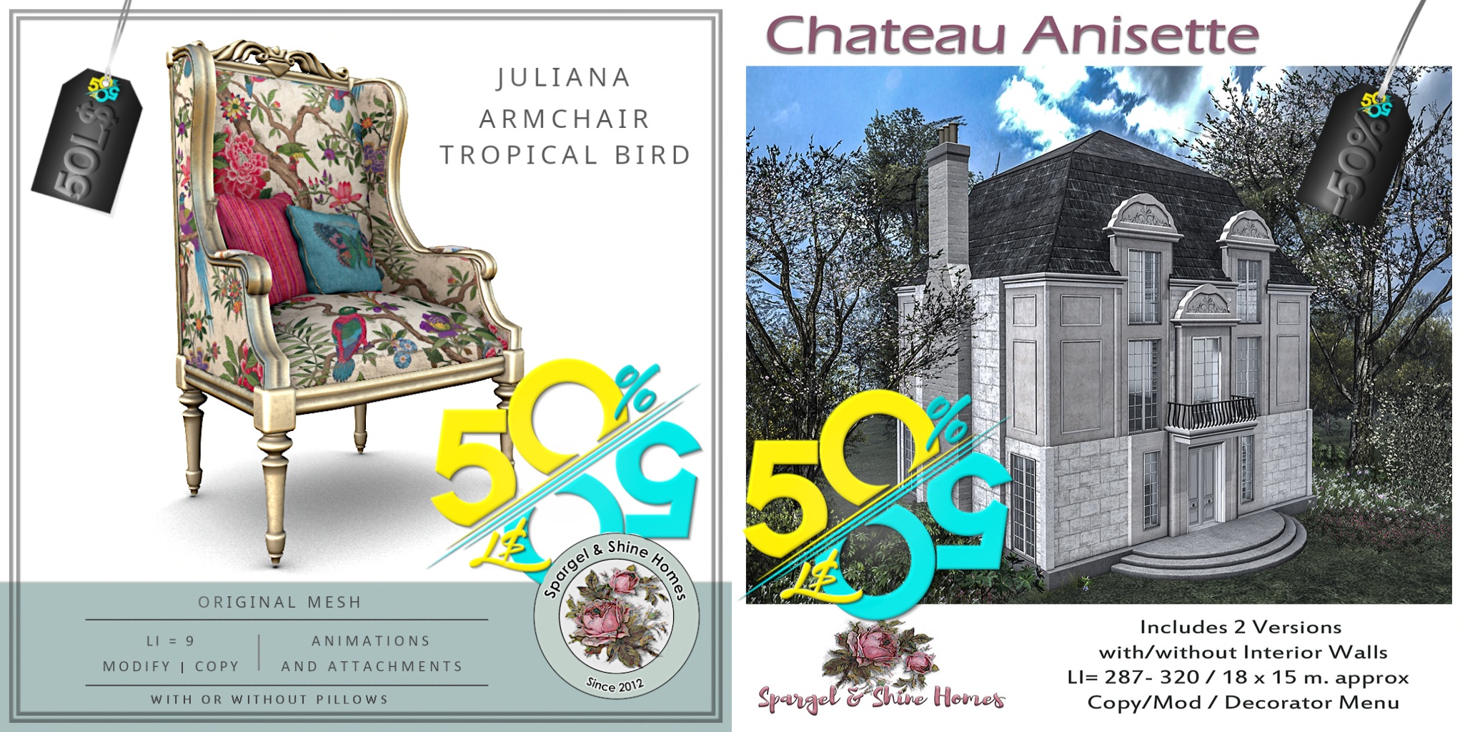 Spargel & Shine Homes – Juliana Armchair & Chateau Anisette