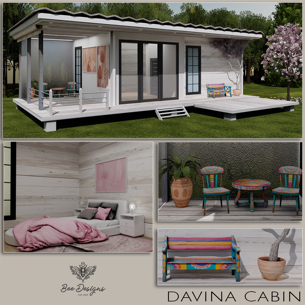 Bee Designs – Davina Cabin