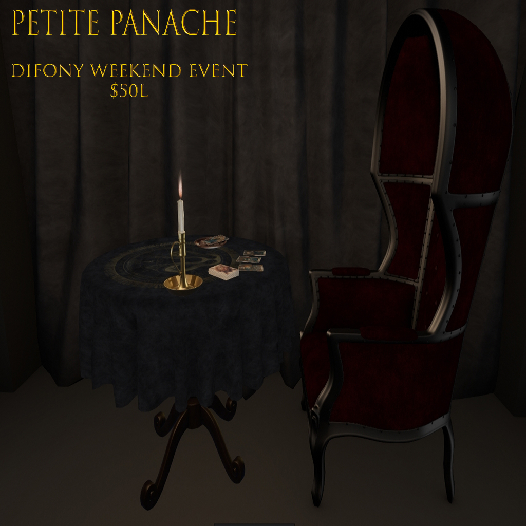 Petite Panache – dark parlor set